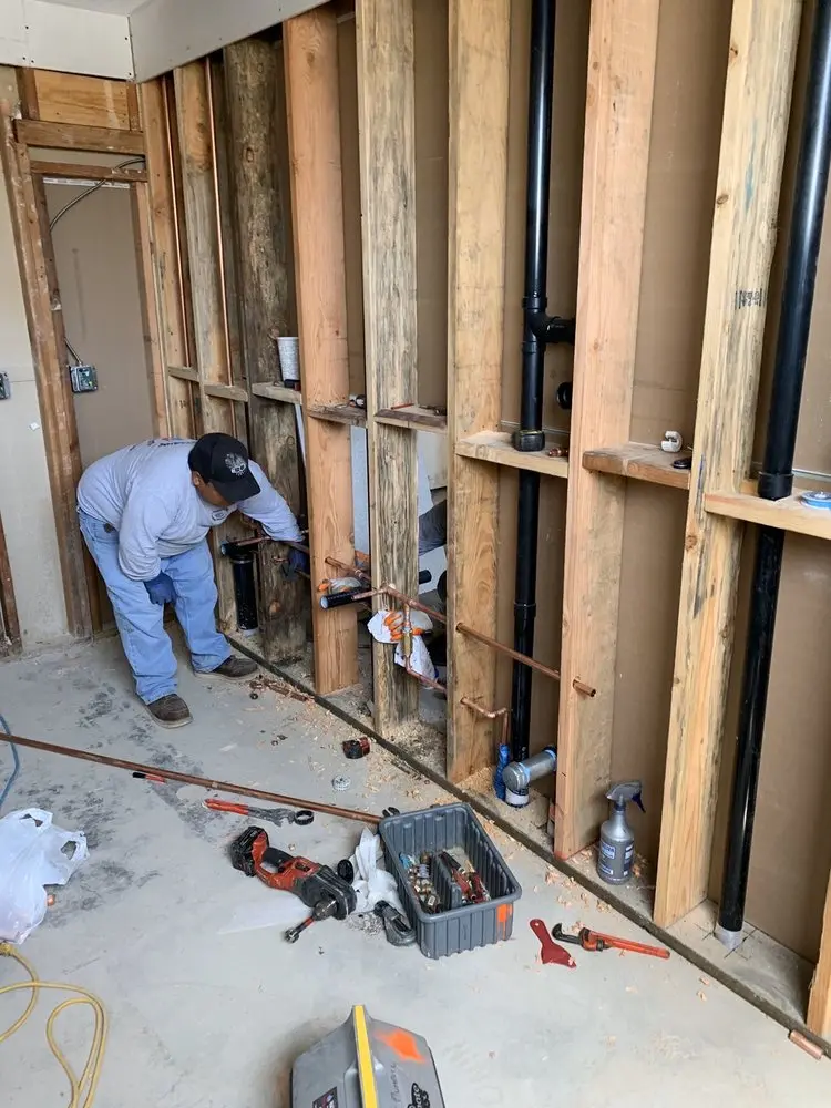Commercial rough-in plumbing for Commercial Plumbing in Laurinburg